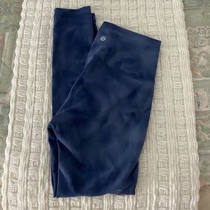 Lululemon diamond dye Wunder Train 25 inch tight